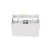 Foco ajustable GU10 rectangular blanco de Spectrum, IP20 interior, carcasa de aluminio, 250V, 17000h de vida útil