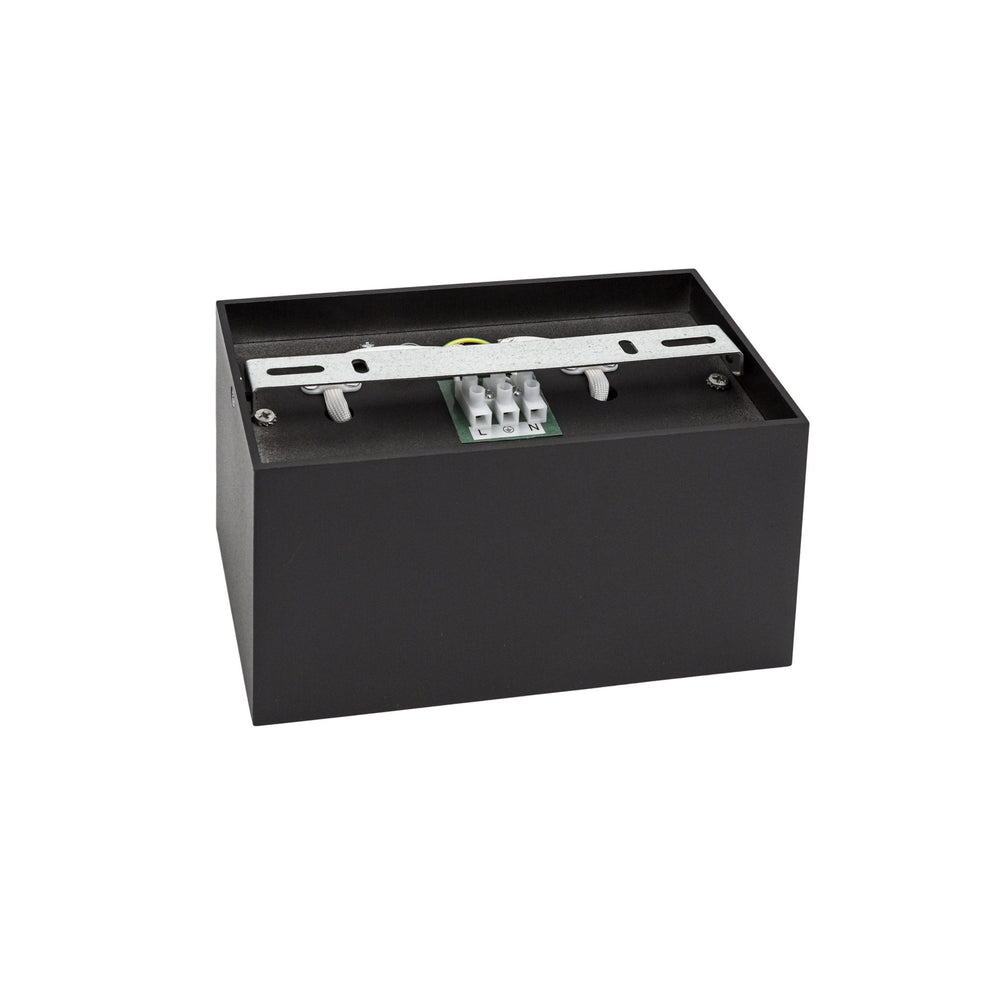 Spectrum Chloe Duo 2xGU10 IP20 foco negro ajustable, carcasa de aluminio, 250V, uso interior