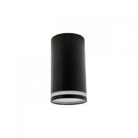 Foco LED de superficie GU10 230V anillo Chloe negro Spectrum - IP20, carcasa de aluminio, montaje en superficie