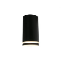 Foco LED de superficie GU10 230V anillo Chloe negro Spectrum - IP20, carcasa de aluminio, montaje en superficie