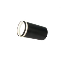 Foco LED de superficie GU10 230V anillo Chloe negro Spectrum - IP20, carcasa de aluminio, montaje en superficie