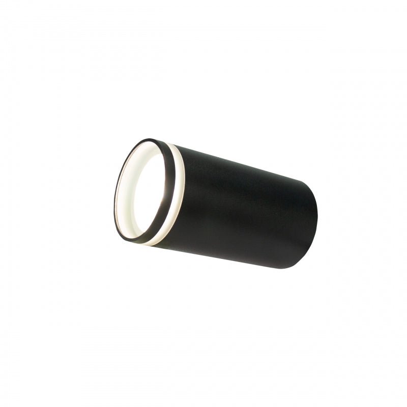 Foco LED de superficie GU10 230V anillo Chloe negro Spectrum - IP20, carcasa de aluminio, montaje en superficie