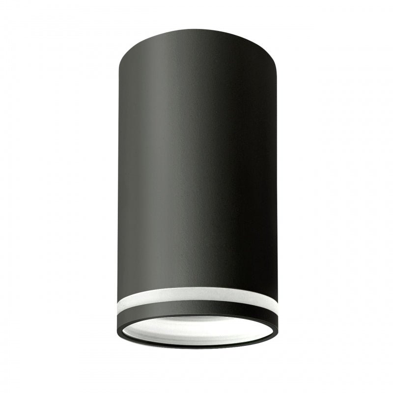 Foco LED de superficie GU10 230V anillo Chloe negro Spectrum - IP20, carcasa de aluminio, montaje en superficie