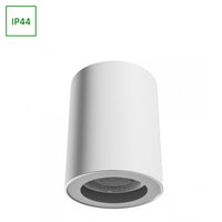 Spectrum CHLOE GU10 LED plafón blanco redondo 70x90mm IP44 impermeable y eficiente energéticamente para uso en interiores