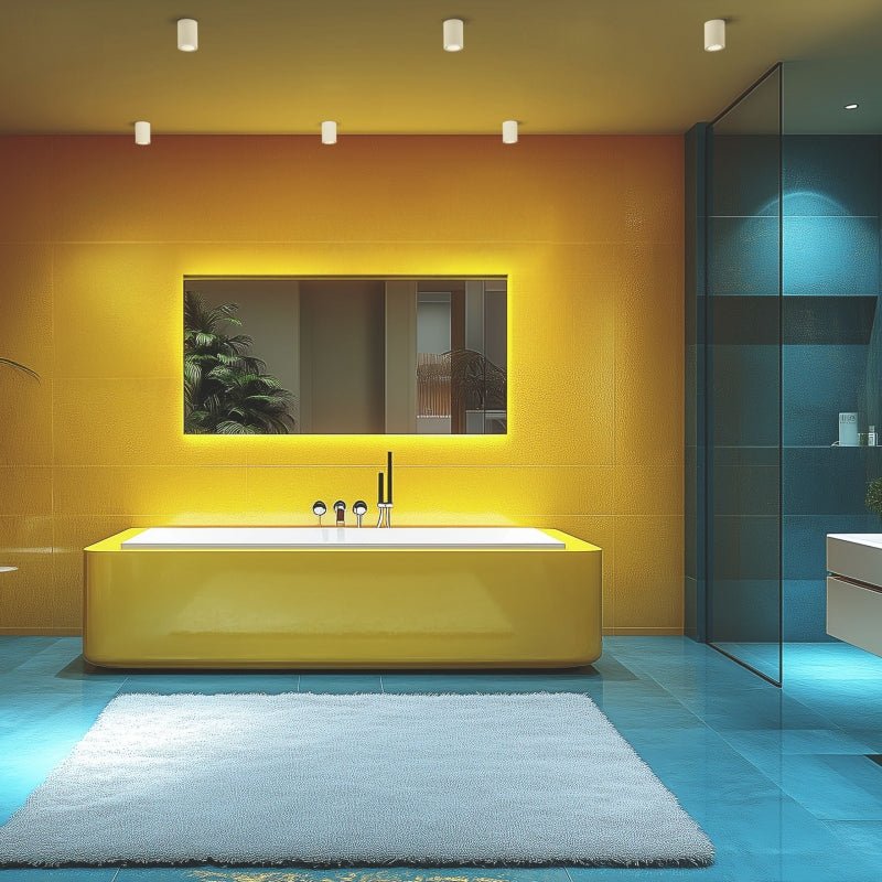 Spectrum CHLOE GU10 LED plafón blanco redondo 70x90mm IP44 impermeable y eficiente energéticamente para uso en interiores