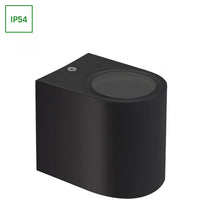 Aplique de pared Spectrum LED GU10 Negro IP54 250V carcasa de policarbonato 95x80x73mm para uso interior y exterior