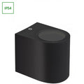 Aplique de pared Spectrum LED GU10 Negro IP54 250V carcasa de policarbonato 95x80x73mm para uso interior y exterior