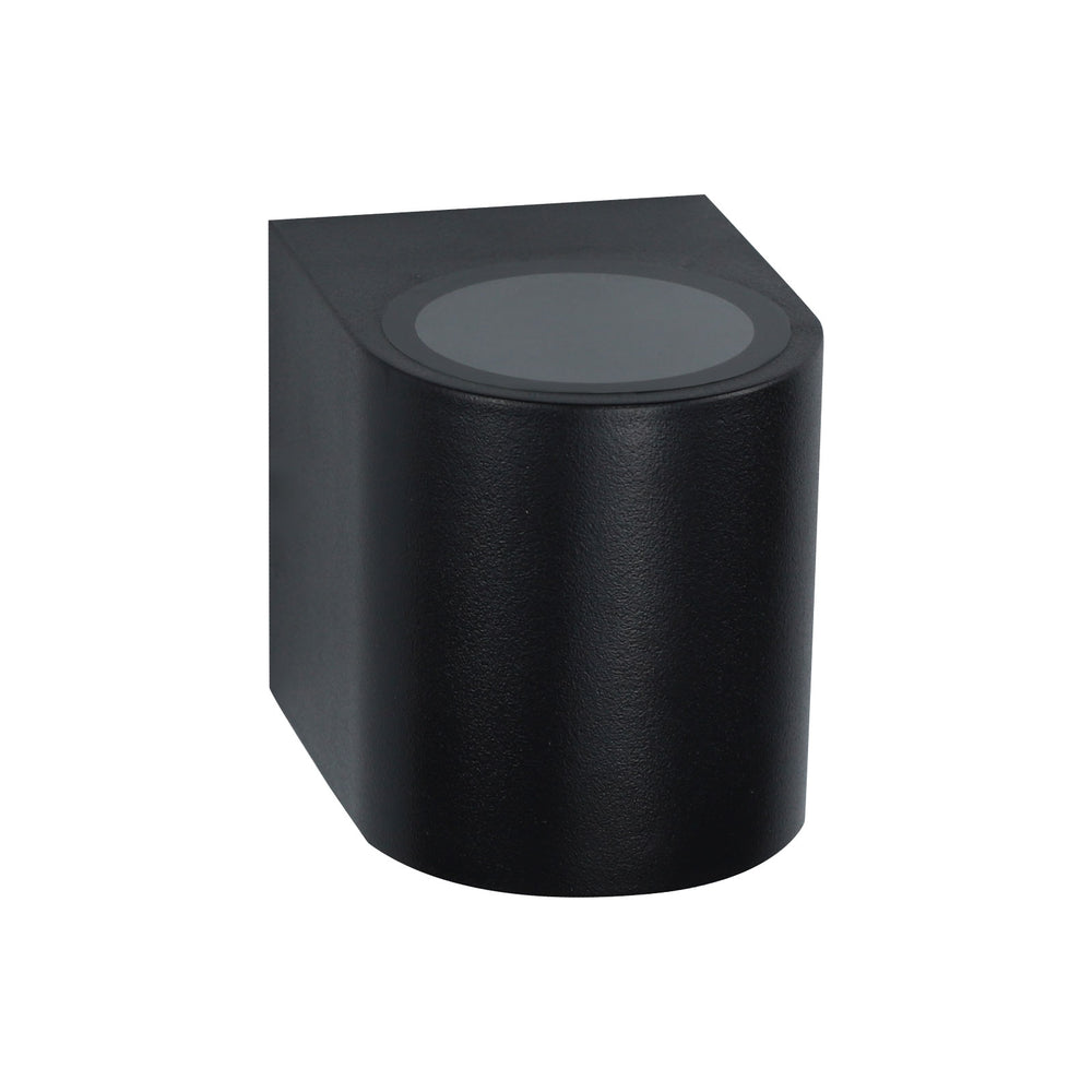 Aplique de pared Spectrum LED GU10 Negro IP54 250V carcasa de policarbonato 95x80x73mm para uso interior y exterior