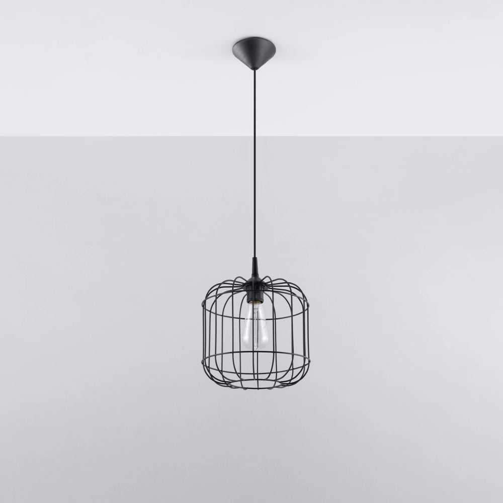 Sollux Lighting CELTA hanging lamp Black, aluminium, IP20, 220-240V, max 50W LED, CE RoHS