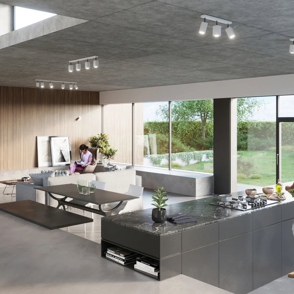 Sollux Lighting foco de techo LED MERIDA 2 x GU10, IP20, Aluminio Dorado Mate, 220-240V, CE RoHS