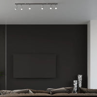 Foco LED de techo Sollux Lighting con aro cromado, 3x GU10, 220-240V, IP20, aluminio, CE RoHS