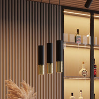 Foco de techo LED Sollux Lighting LOOPEZ Negro Oro, 1x GU10, IP20, Aluminio, CE RoHS