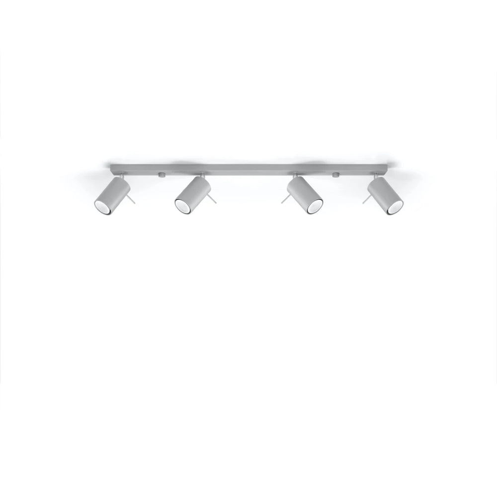 Foco de techo LED Sollux Lighting RING, 4xGU10, IP20, aluminio oro mate, 220-240V, CE RoHS