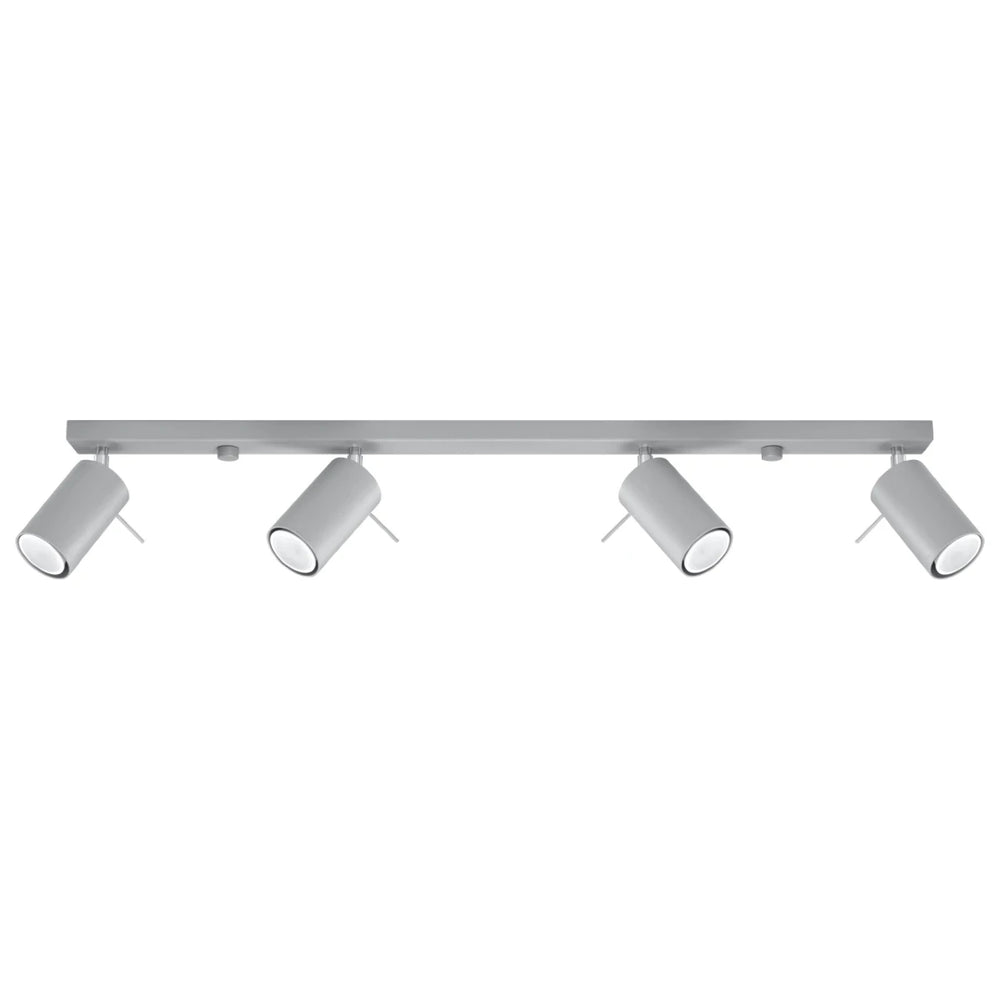 Foco de techo LED Sollux Lighting RING, 4xGU10, IP20, aluminio oro mate, 220-240V, CE RoHS