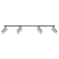 Foco de techo LED Sollux Lighting RING, 4xGU10, IP20, aluminio oro mate, 220-240V, CE RoHS