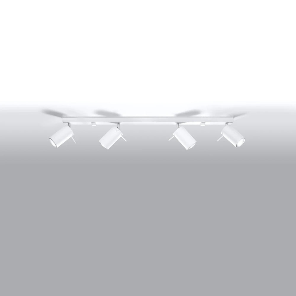 Sollux Lighting LED ceiling spotlight White RING, 4xGU10, IP20, Aluminium, 220-240V, CE RoHS