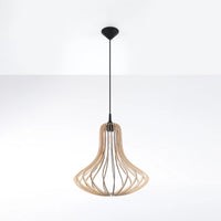 Lámpara colgante LED Sollux Lighting ELZA con casquillo E27, IP20, 220-240V, Aluminio Dorado Mate
