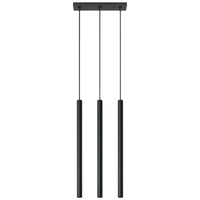 Sollux Lighting lámpara colgante LED Negra PASTELO, 3x casquillo G9, IP20, Aluminio, 220-240V, CE RoHS
