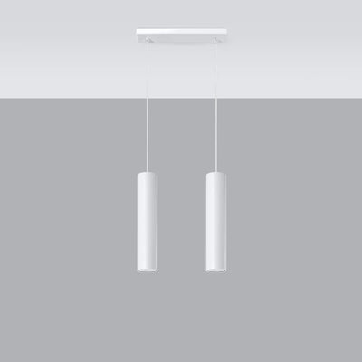 Lámpara colgante LED Sollux Lighting LAGOS 2xGU10, IP20, Aluminio Oro Mate, 220-240V, CE RoHS