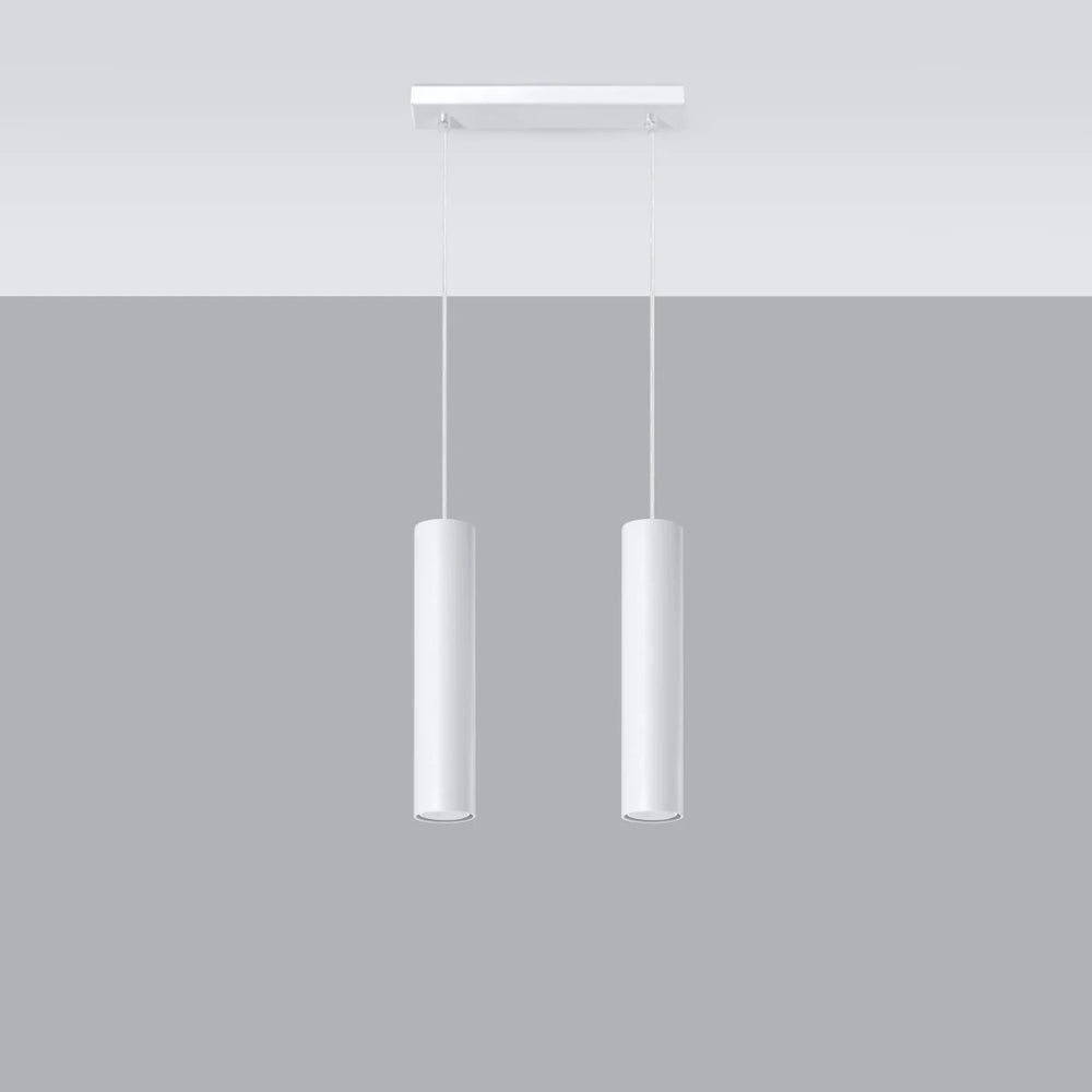 Lámpara colgante LED Sollux Lighting LAGOS 2xGU10, IP20, Aluminio Oro Mate, 220-240V, CE RoHS