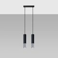Lámpara colgante LED Sollux Lighting LOOPEZ 2xGU10, IP20, Aluminio Oro Mate, 220-240V, CE RoHS