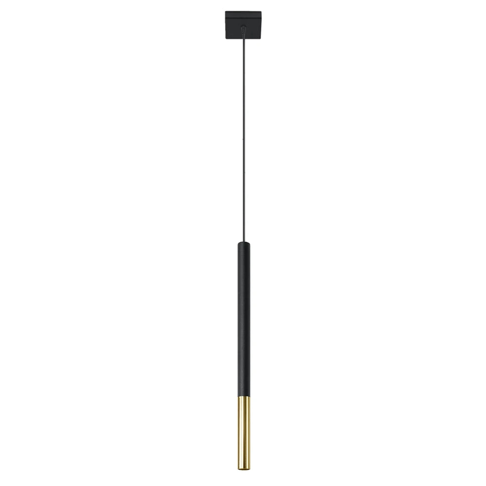 Lámpara colgante LED Sollux Lighting MOZAICA Negro Oro, 1xG9 casquillo, aluminio, IP20, CE RoHS