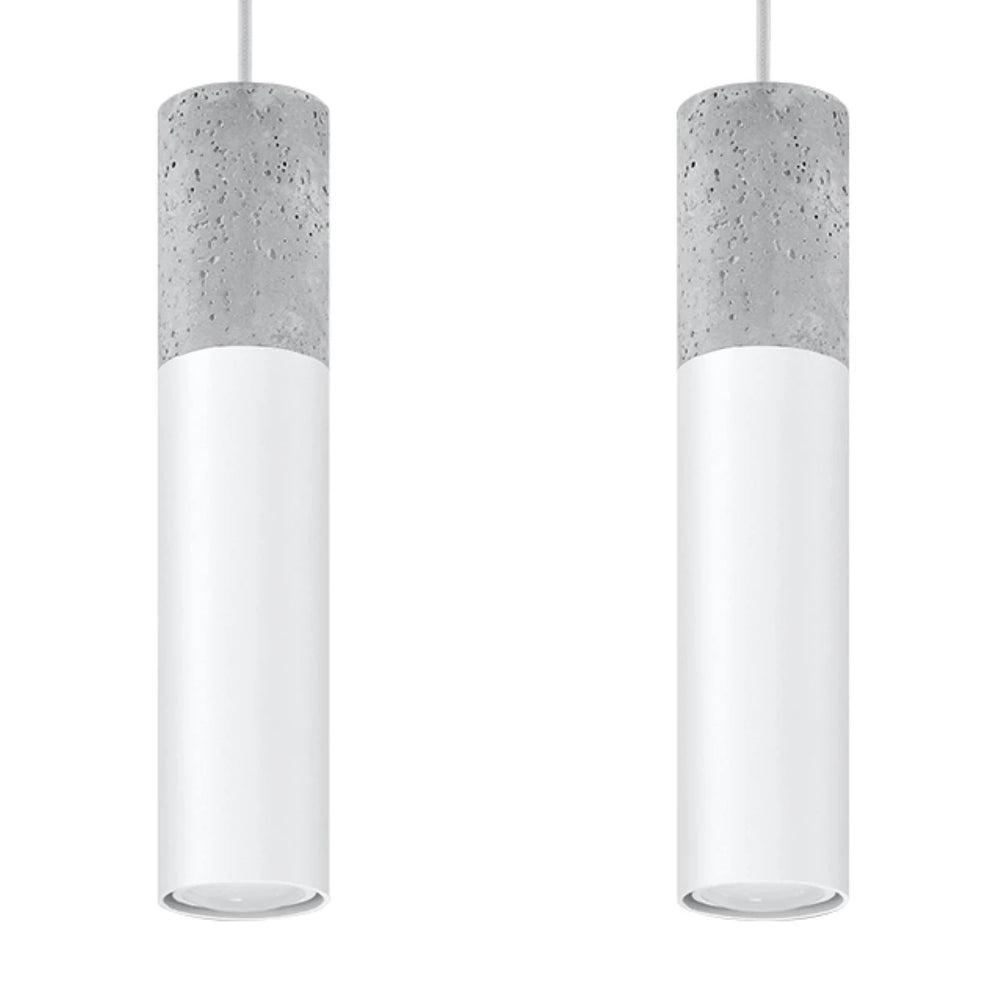 Lámpara colgante LED Sollux Lighting Borgio, 2xGU10, IP20, 220-240V, Aluminio y Acero, Acabado Oro Mate