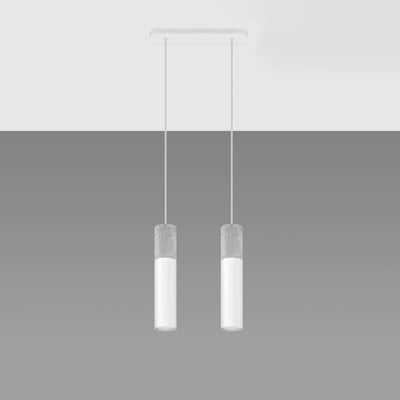 Lámpara colgante LED Sollux Lighting Borgio, 2xGU10, IP20, 220-240V, Aluminio y Acero, Acabado Oro Mate