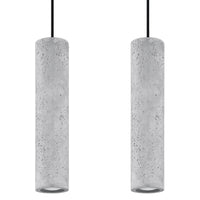 Lámpara colgante LED Sollux Lighting LUVO con 2 casquillos GU10, IP20, aluminio dorado mate, 220-240V