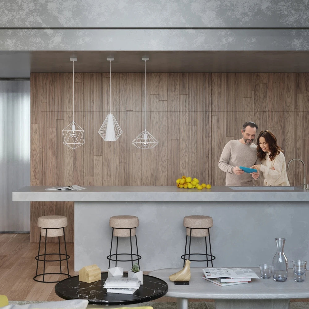 Lámpara colgante LED Sollux Lighting Mandelino con casquillo E27, IP20, Latón Dorado Mate, 220-240V, CE RoHS