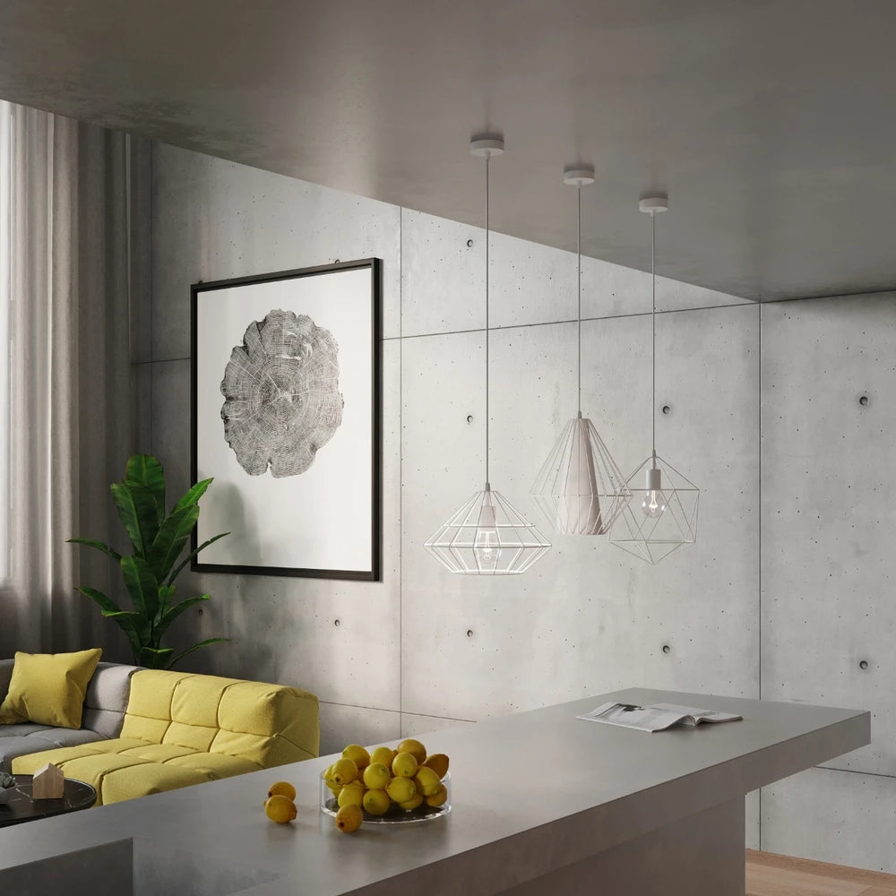 Lámpara colgante LED Sollux Lighting Mandelino con casquillo E27, IP20, Latón Dorado Mate, 220-240V, CE RoHS