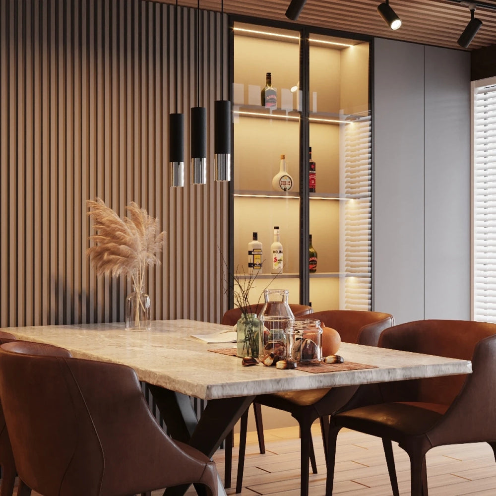 Aplique de pared LED Sollux Lighting LOOPEZ Cromo Negro, casquillo GU10, IP20, 220-240V, Aluminio, CE RoHS