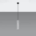 Lámpara colgante LED Sollux Lighting LUVO, casquillo GU10, hormigón gris, IP20, 220-230V, altura 300mm, certificación CE