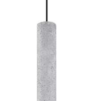 Lámpara colgante LED Sollux Lighting LUVO, casquillo GU10, hormigón gris, IP20, 220-230V, altura 300mm, certificación CE