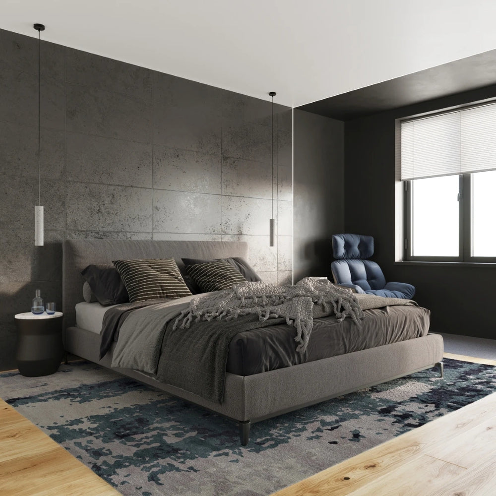 Sollux Lighting LUVO LED pendant lamp, GU10 socket, concrete Grey, IP20, 220-230V, 300mm height, CE certified