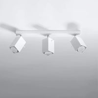 Sollux Lighting MERIDA foco de techo LED Blanco 3xGU10, IP20, 220-240V, Aluminio, CE RoHS