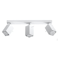 Sollux Lighting MERIDA foco de techo LED Blanco 3xGU10, IP20, 220-240V, Aluminio, CE RoHS