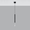 Lámpara colgante LED Sollux Lighting MOZAICA Cromo Negro, casquillo G9, IP20, altura 1000mm, certificada CE