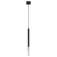 Lámpara colgante LED Sollux Lighting MOZAICA Cromo Negro, casquillo G9, IP20, altura 1000mm, certificada CE