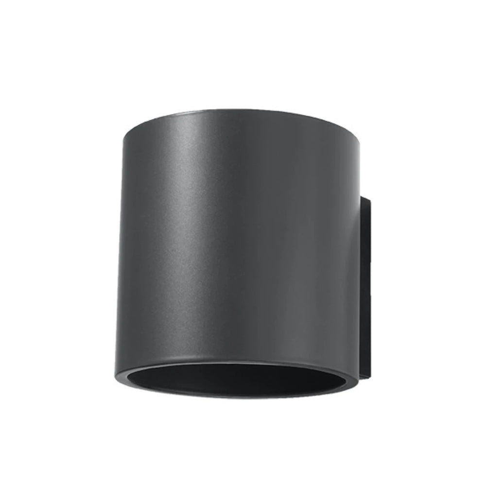 Sollux Lighting ORBIS 1 lámpara de pared LED Antracita, Aluminio, casquillo G9, 12W máx, 220-230V, IP20 CE