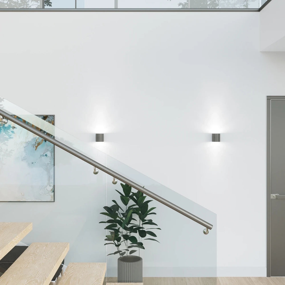 Sollux Lighting ORBIS 1 lámpara de pared LED Antracita, Aluminio, casquillo G9, 12W máx, 220-230V, IP20 CE