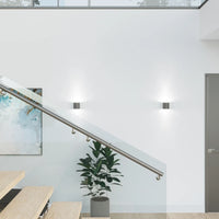 Sollux Lighting ORBIS 1 lámpara de pared LED Antracita, Aluminio, casquillo G9, 12W máx, 220-230V, IP20 CE