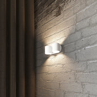 Aplique de pared Sollux Lighting ORBIS 2 compatible con LED, IP20, 220-240V, acabado en aluminio dorado mate, CE RoHS