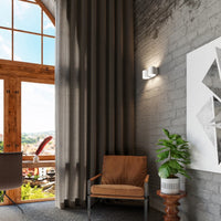 Sollux Lighting ORBIS 2 wall lamp LED compatible, IP20, 220-240V, Aluminum Matte Gold Finish, CE RoHS