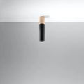 Sollux Lighting PABLO LED ceiling spot Black, IP20, 220-240V, 50W max, Aluminium Brass finish, CE RoHS