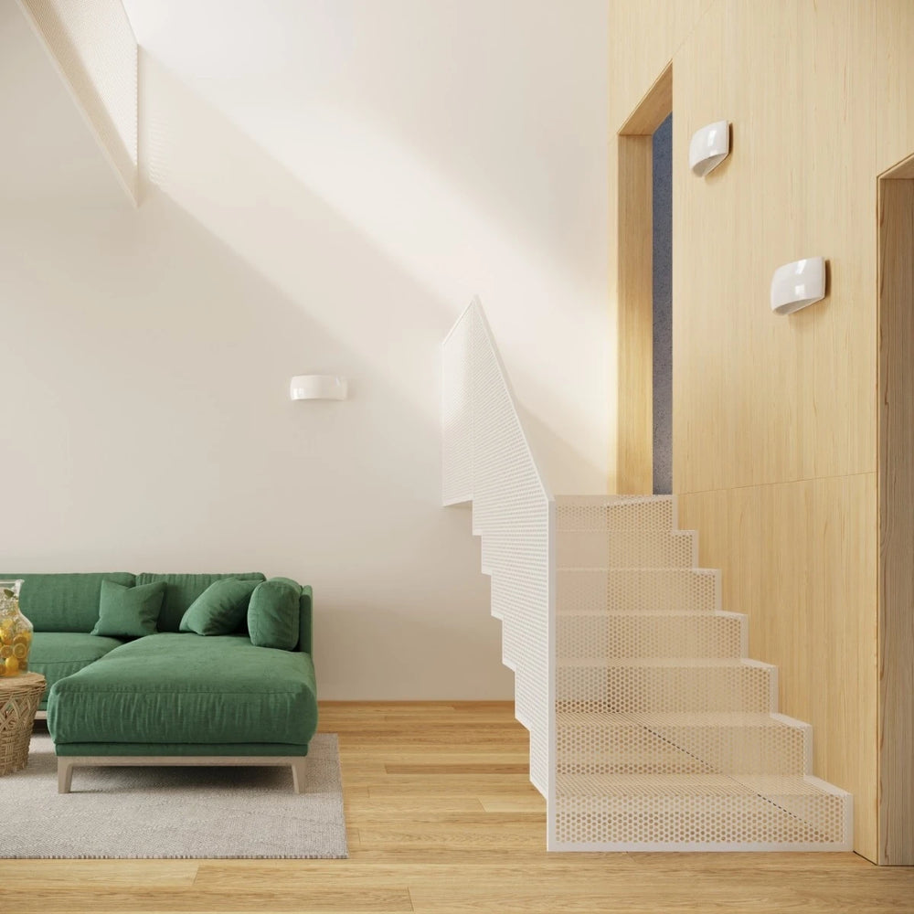 Aplique de pared cerámico Sollux Lighting PONTIUS, compatible con LED, IP20, 220-240V, acabado Latón Dorado Mate