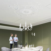 Lámpara colgante LED Sollux Lighting RIDA, lámpara de techo interior IP20, 220-240V, certificada CE RoHS, garantía de 5 años