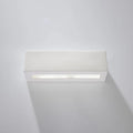 Aplique de pared cerámico Sollux Lighting VEGA, compatible con LED, IP20, E27 máx 50W, acabado en Latón Dorado Mate