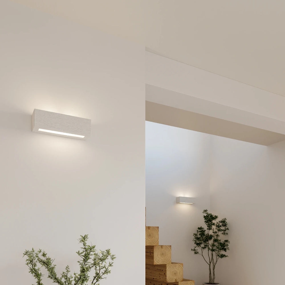 Aplique de pared cerámico Sollux Lighting VEGA, compatible con LED, IP20, E27 máx 50W, acabado en Latón Dorado Mate