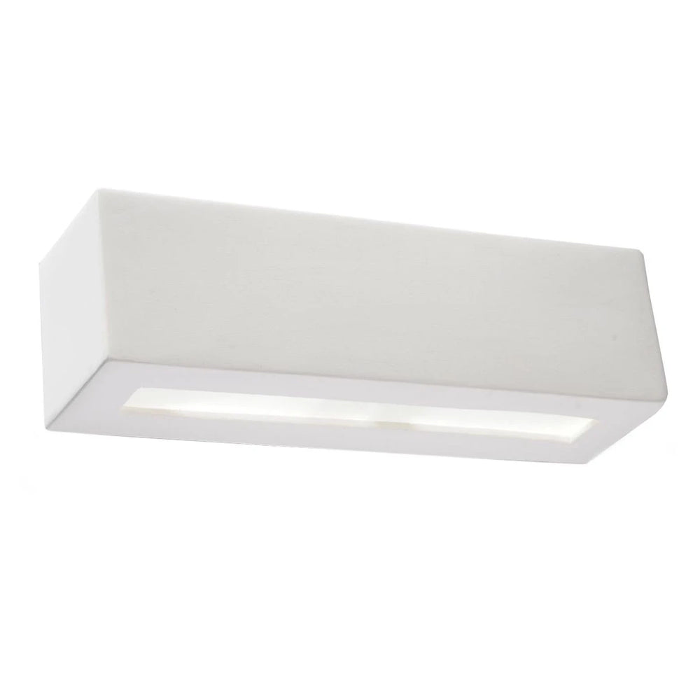 Aplique de pared cerámico Sollux Lighting VEGA, compatible con LED, IP20, E27 máx 50W, acabado en Latón Dorado Mate